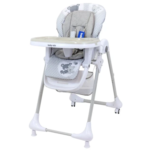 Стільчик для годування Baby Mix UR-YQ-B003S Grey (39507)