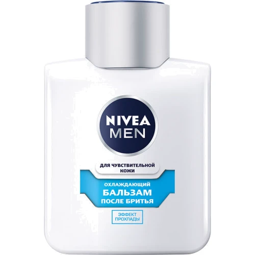 Nivea For Men Aftershave Balm Бальзам после бритья для чувствительной кожи Охлаждающий 100 ml фото 3