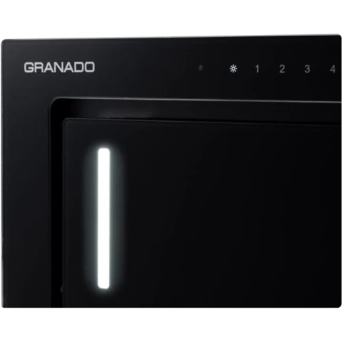 Витяжка GRANADO Palamos 1614-1200 black glass: Тип фільтра повітря Рециркуляция, Отвод