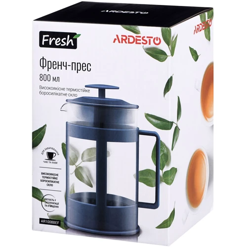 Френч-пресс Ardesto Fresh 800 мл (AR1008BEF): Тип френч-пресс