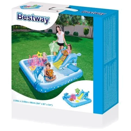 Дитячий басейн Bestway 239х236х86 см 53052 фото 6