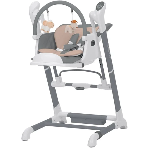 Стульчик-качели Carrello Cascata Space Grey MOQ (CRL-10303/1 Space Grey): Материал металл