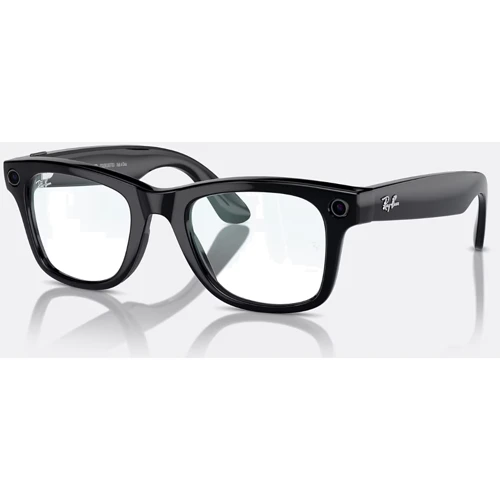 Смарт-окуляри Ray-Ban Meta Wayfarer Shiny Black Frame Clear Lenses size L (RW4006 601/SB 53-22)