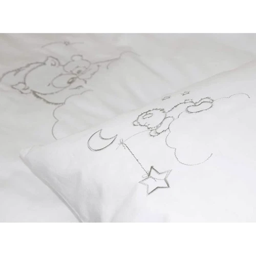 Комплект постільної білизни в дитяче ліжечко 60х120см Ведмедик сатин (932.137ВУ_Ведмедик_2)