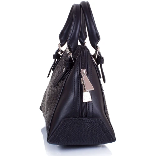 Жіноча сумка-купол Amelie Galanti чорна (A1411046-black): Тип ручки Зі знімним ременем, Плечовий ремінь, З двома ручками, Коротка ручка