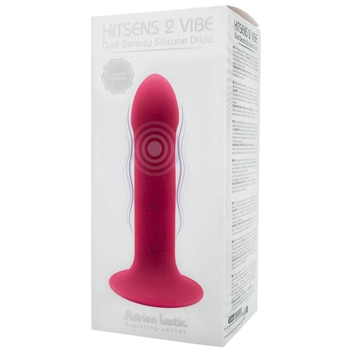 Двухслойный дилдо с вибрацией Adrien Lastic Hitsens 2 Pink