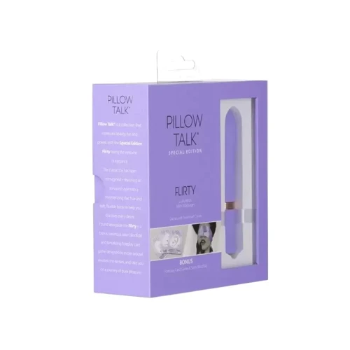 Роскошный вибратор Pillow Talk - Special Edition Flirty Purple с кристаллом Сваровски