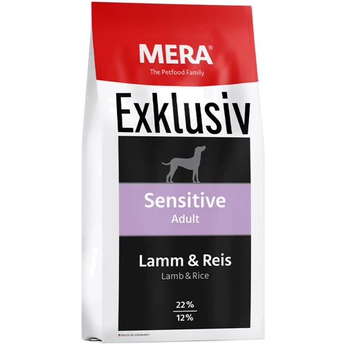 Сухой корм Mera Exklusiv Sensitive Adult Lamm-Reis Adult c ягненком и рисом 15 кг (072655)