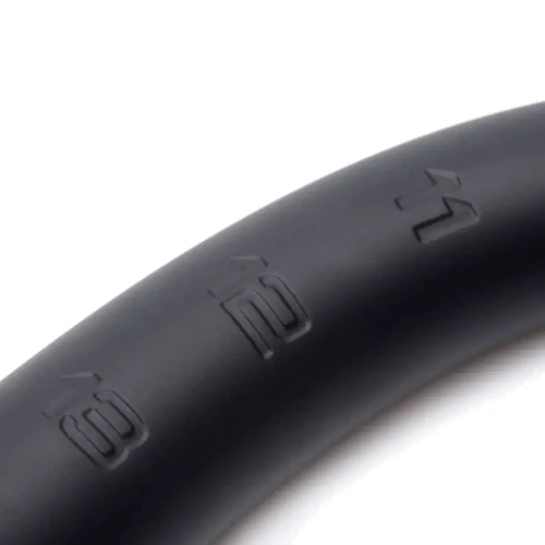 Гибкий силиконовый анальный стимулятор Hosed 15" S Tapered Silicone Hose (чёрный)