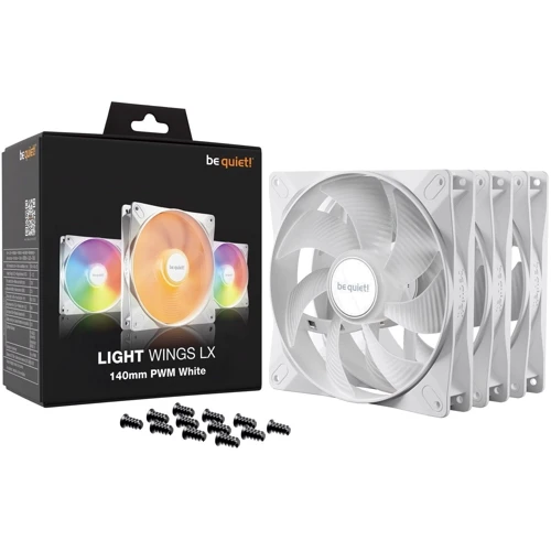 Кулер be quiet! Light Wings LX 140 PWM Triple-Pack White (BL128): Тип воздушное охлаждение