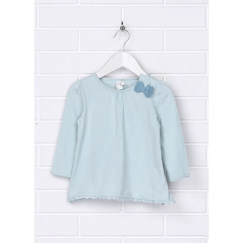 Лонгслів H & M 7Z3164582 86 см бірюзовий