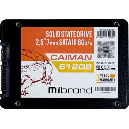 Wibrand Caiman 512GB 2.5 (WI2.5SSD/CA512GB)