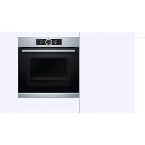 Духовой шкаф электрический Bosch HMG636RS1: Гриль есть