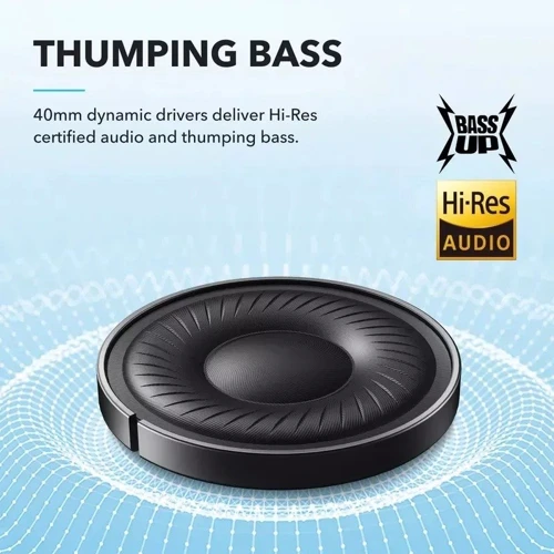 Наушники ANKER Soundcore Q20i Blue (A3004): Тип крепления оголовные