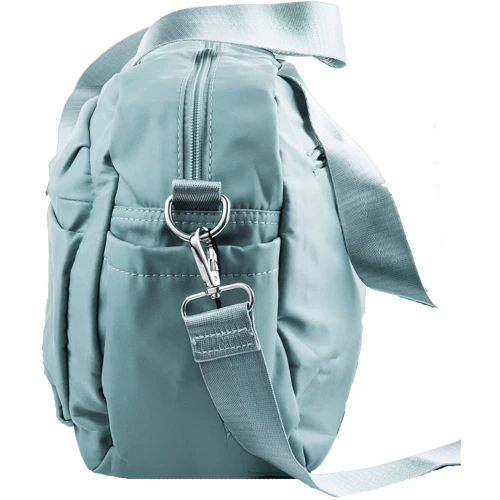 Женская сумка через плечо Vito Torell бирюзовая (VT-W7049-light-blue): Материал Полиэстер