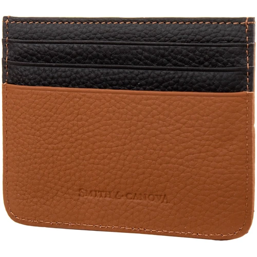 Чоловік Картхолдер Smith & Canova коричневий (FUL90014-black-tan)