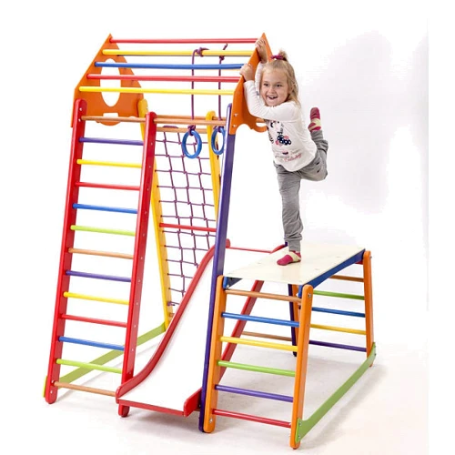 Дитячий спортивний комплекс SportBaby BambinoWood Color Plus 1-1 фото 5