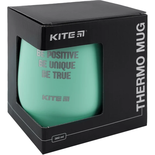 Термокухоль Kite Be positive 360 мл бірюзова (k22-378-02-2) фото 4