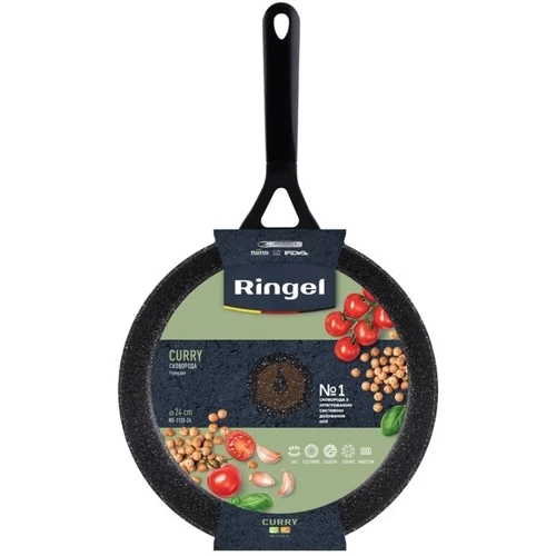 Сковорода Ringel Curry глубокая 24 см (RG-1120-24): Диаметр, см 24