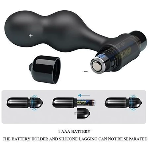 Анальная пробка с вибрацией MR Play Super Rower Silicone Vibrating Anal Plug