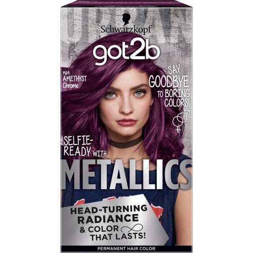got2b Metallics Permanent Color 142.5 ml Крем-фарба M69 Стійка аметистовий хром
