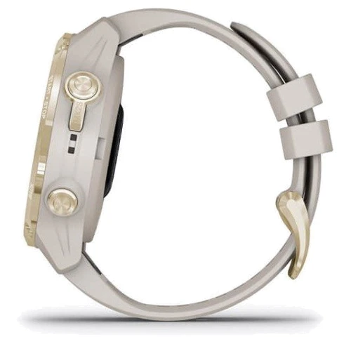 Смарт-годинник Garmin Descent Mk2S Light Gold with Light Sand Silicone Band (010-02403-01) фото 10