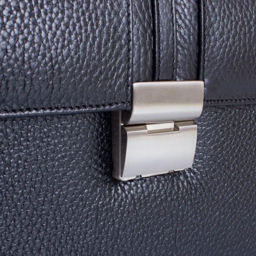 Мужской портфель Desisan черный (SHI317-011): Фактура Матовая, Зернистая