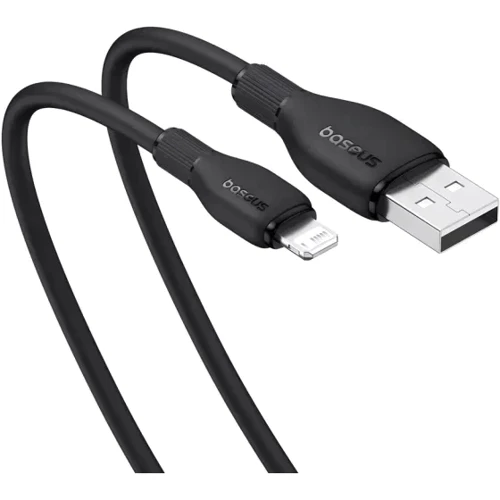 Кабель Baseus USB Cable to Lightning Pudding Series Fast Charging 2.4A 1.2m Black (P10355700111-00): Длина 1.2 м