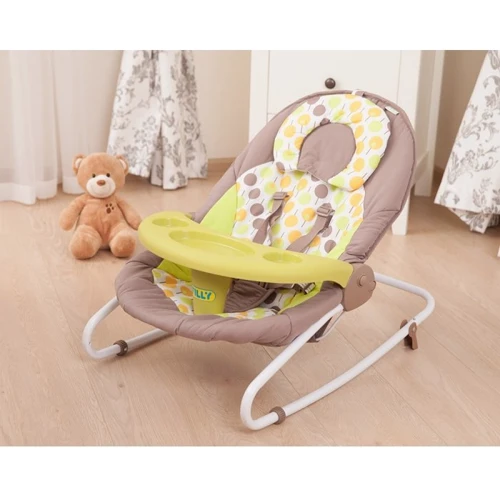 Колыбель-качели Carrello Nanny CRL-0005 Grey Planet: Возраст от 6 месяцев