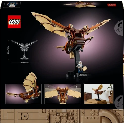 Конструктор LEGO Icons Летательный аппарат Леонардо да Винчи 493 деталей (10363)