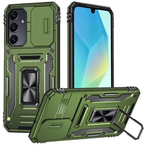 Чехол для телефонов Mobile Case Camshield Army Ring Army Green for Samsung A366 Galaxy A36 5G / A566 Galaxy A56 5G