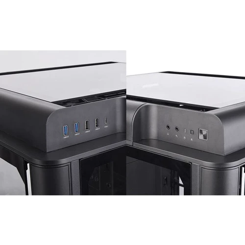 Корпус ThermalTake Level 20 HT TG Black Edition 4 (CA-1P6-00F1WN-00): Материал передней панели закаленное стекло 4мм, пластик, сталь