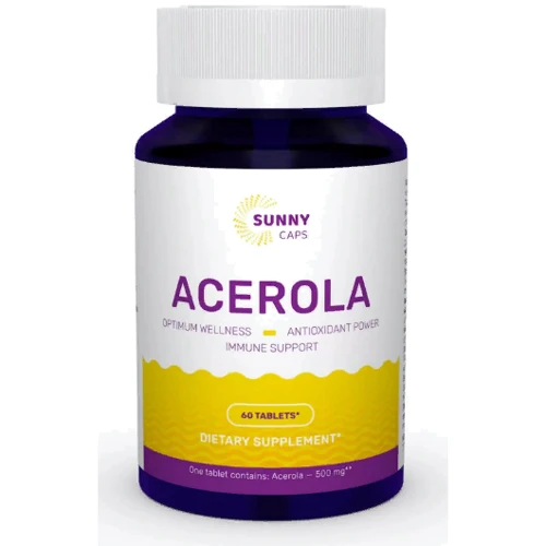 Sunny Caps Acerola 500 mg Ацерола 60 таблеток