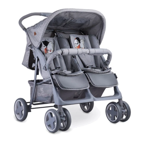 Коляска для двойни Lorelli TWIN (grey cool cat): Тип коляски коляска для двойни