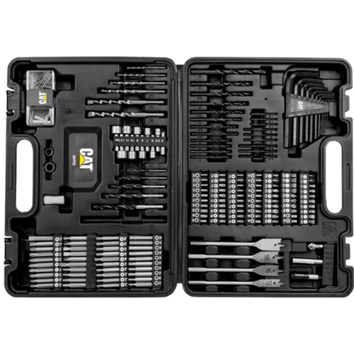 Комбінований набір свердл та біт CAT 201 шт DA01903