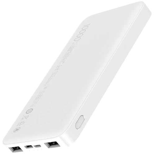 Зовнішній акумулятор Xiaomi Redmi Power Bank 10000mAh Quick Charge 12W White (PB100LZM) (VXN4266CN): Ємність батареї, мАг 10000