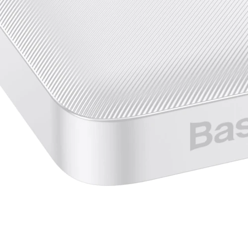 Зовнішній акумулятор Baseus Power Bank 10000mAh Bipow Display 20W White (PPDML-L02): Кабелі / перехідники для смартфонів в комплекті micro USB
