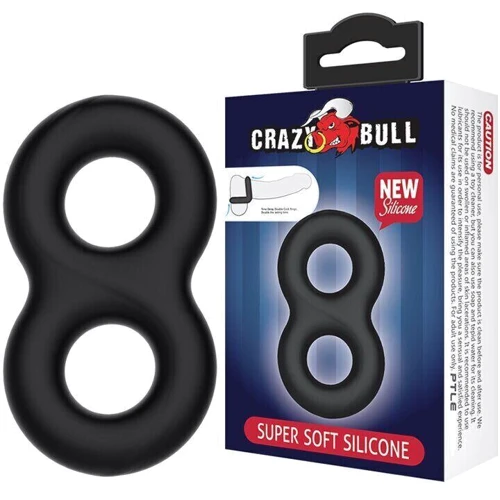 Ерекційне кільце Crazy Bull SUPER SOFT DOUBLE II, BI-210185: Виробник LYBAILE