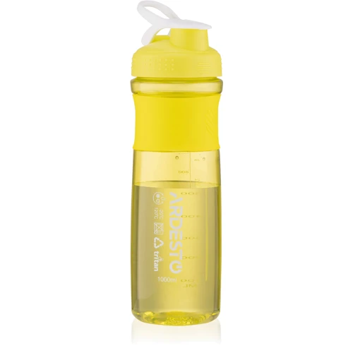 Пляшка Ardesto Smart bottle для води 1000 мл жовта (AR2204TZ) фото 4