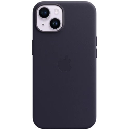 Чехол для iPhone Apple for iPhone 14 Leather Case with MagSafe Ink (MPP63) : Цвет фиолетовый
