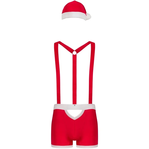 Новогодний эротический костюм Obsessive Mr Claus 2XL/3XL