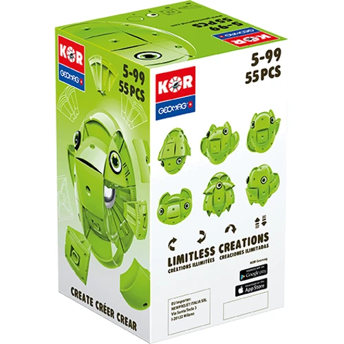 Конструктор магнітний Geomag KOR Pantone Green (PF.800.672.00) фото 9