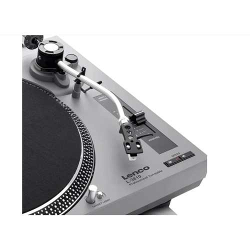 Виниловый проигрыватель Lenco L-3810 Grey: Особенности Встроенный фонокорректор, Крышка в комплекте, Антискейтинг, Функция оцифровки