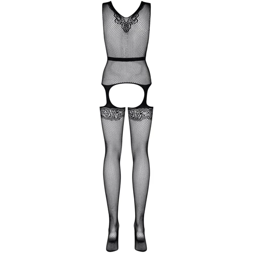Бодистокинг Obsessive Bodystocking F217 black XL/XXL