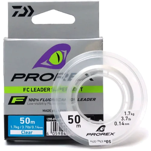 Флюрокарбон Daiwa Prorex FC Leader Super Soft 0.14mm 1.7kg 50m