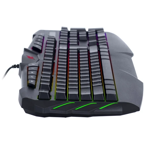 Клавиатура ERGO KB-810 ENG/RUS/UKR Black: Количество клавиш 114 + 7