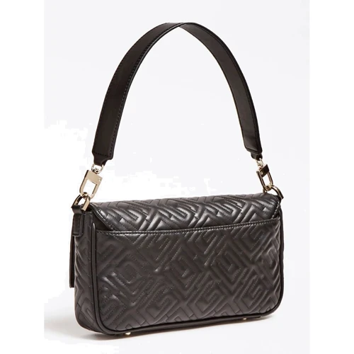 Жіноча сумка через плече Guess Brightside Shoulder Bag чорна (HWQG7580190-BLA): Стать жіночий