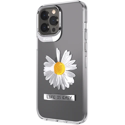 Чехол для iPhone Switcheasy Artist Daisy (GS-103-210-208-88) for iPhone 13 Pro Max: Материалы поликарбонат и полиуретан