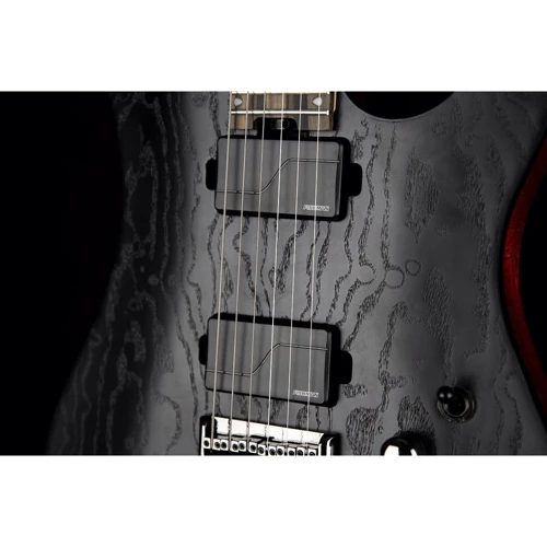 Электрогитара CORT KX500 Etched (EBK): Материал корпуса Красное дерево с топом из капа ясеня