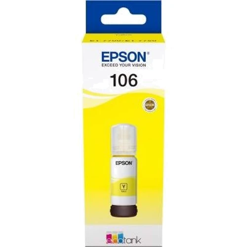 Чернила Epson 106 yellow (C13T00R440): Цвет Yellow